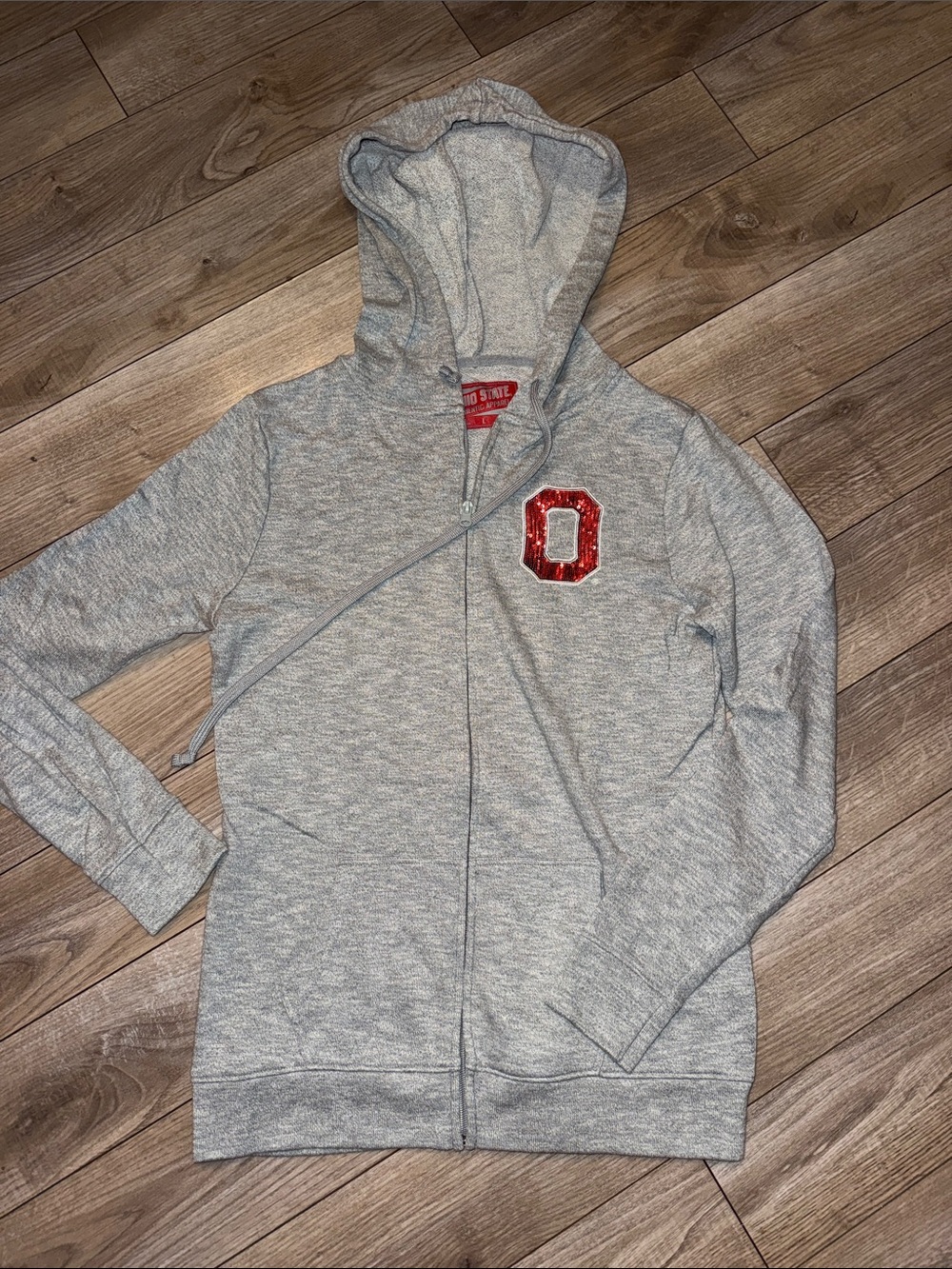 Gray Women’s OSU Zip-Up Hoodie